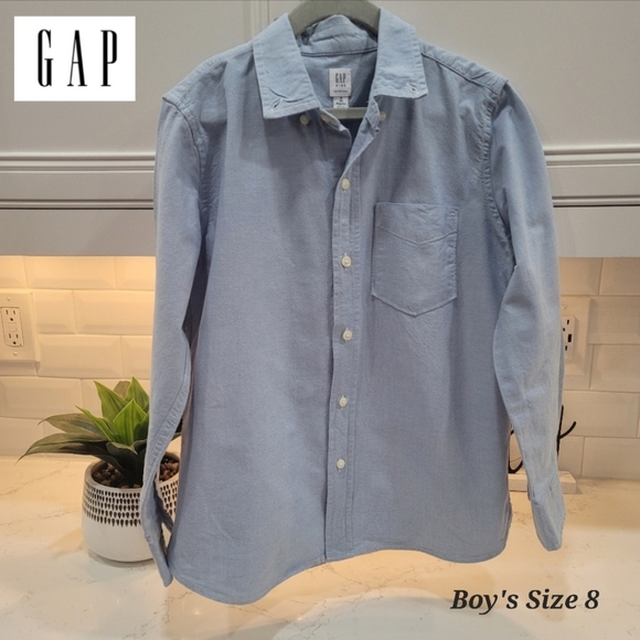 GAP Other - Gap Button Down Boys Shirt Size M (8)